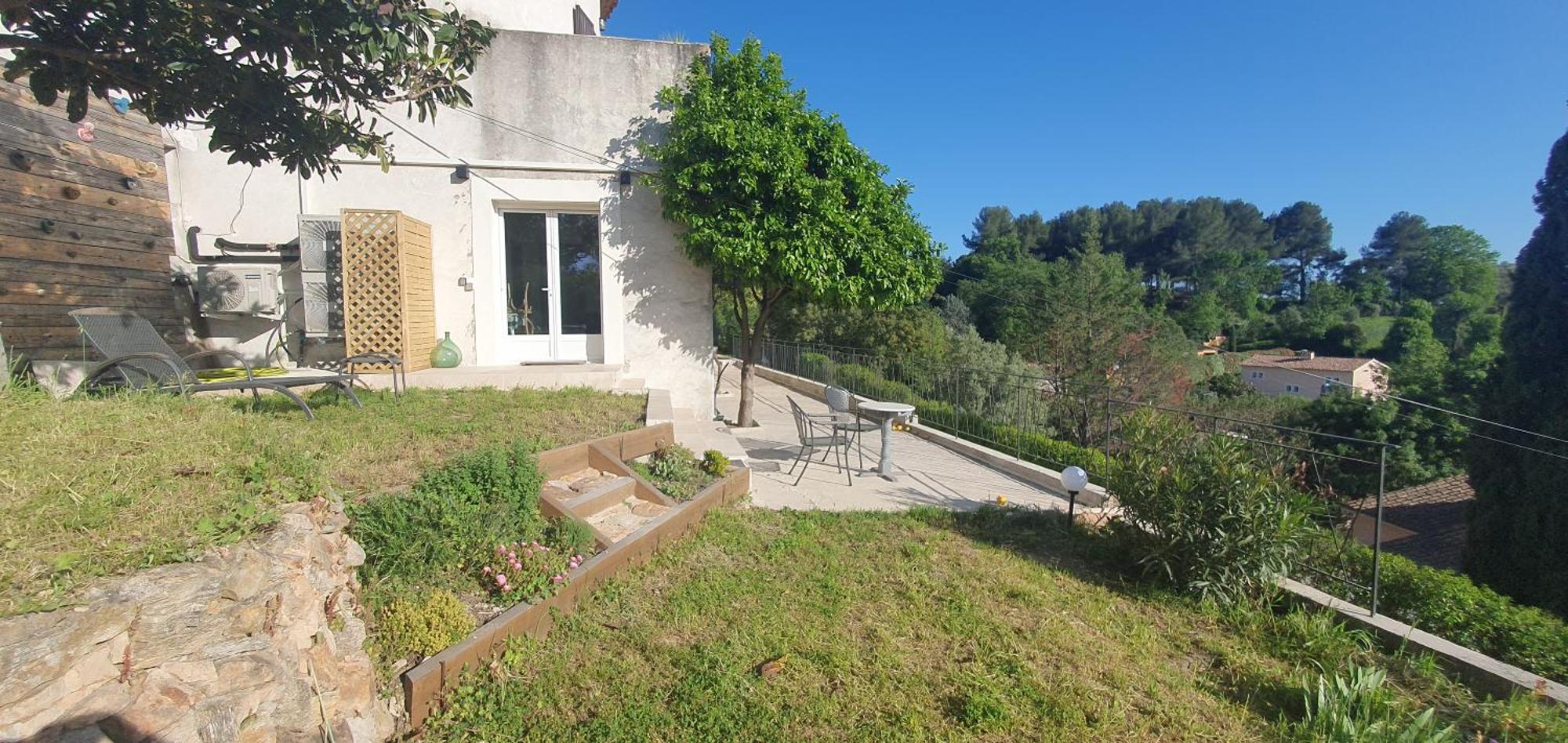 Calme Et Vue Panoramique Apartamento Pégomas Exterior foto